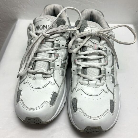 Vionic‎ Walker White Gray Orthopedic Walking Shoes Sneakers - Picture 1 of 7